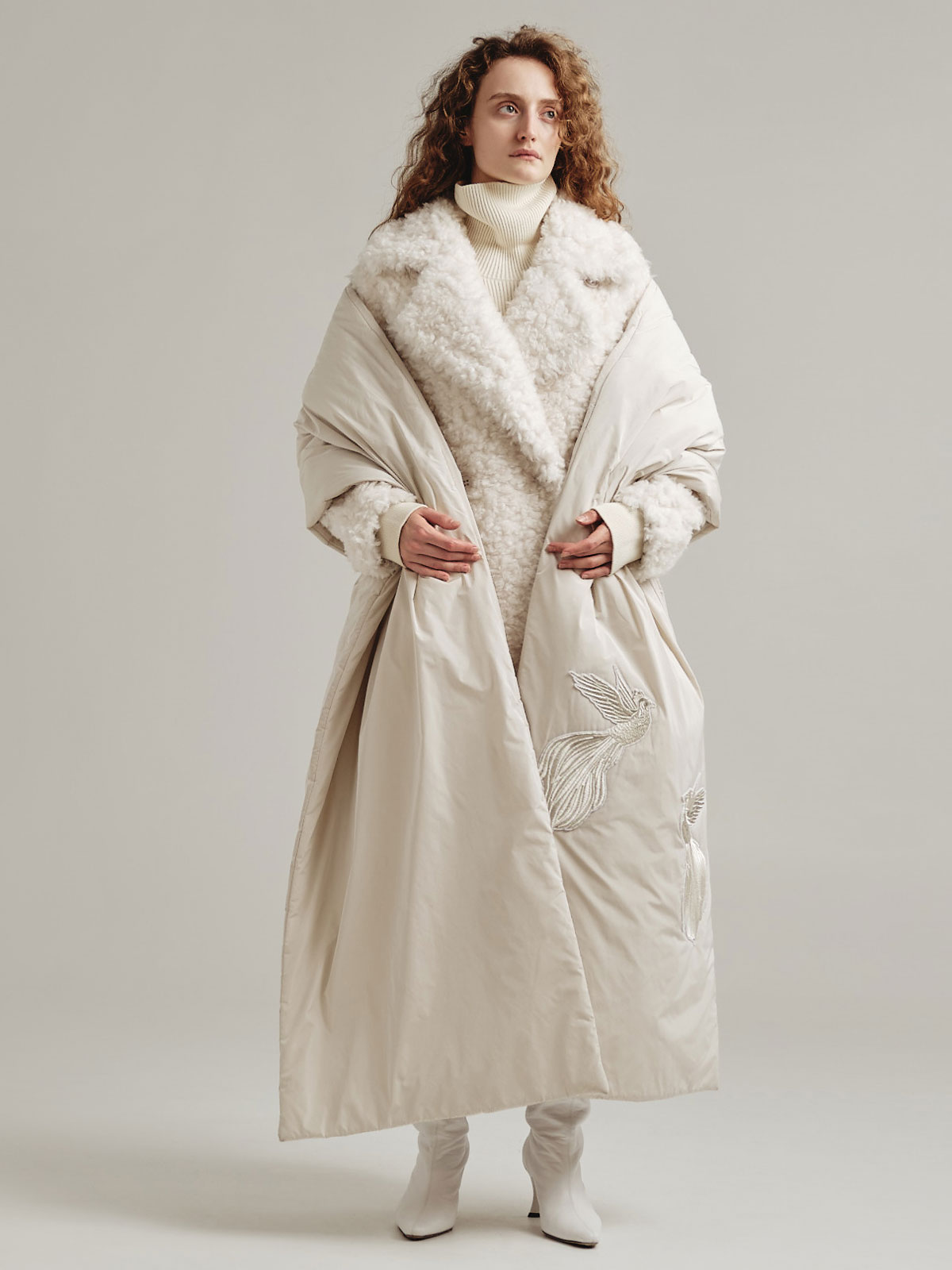 Шарф-кейп Всадница Птицы, фото 2