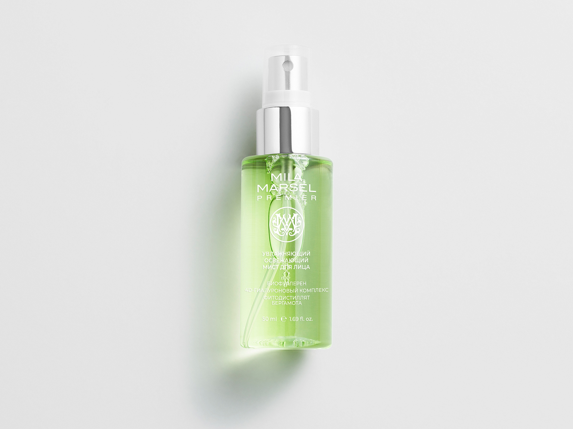 Увлажняющий освежающий мист для лица Mila Marsel Premier, фото