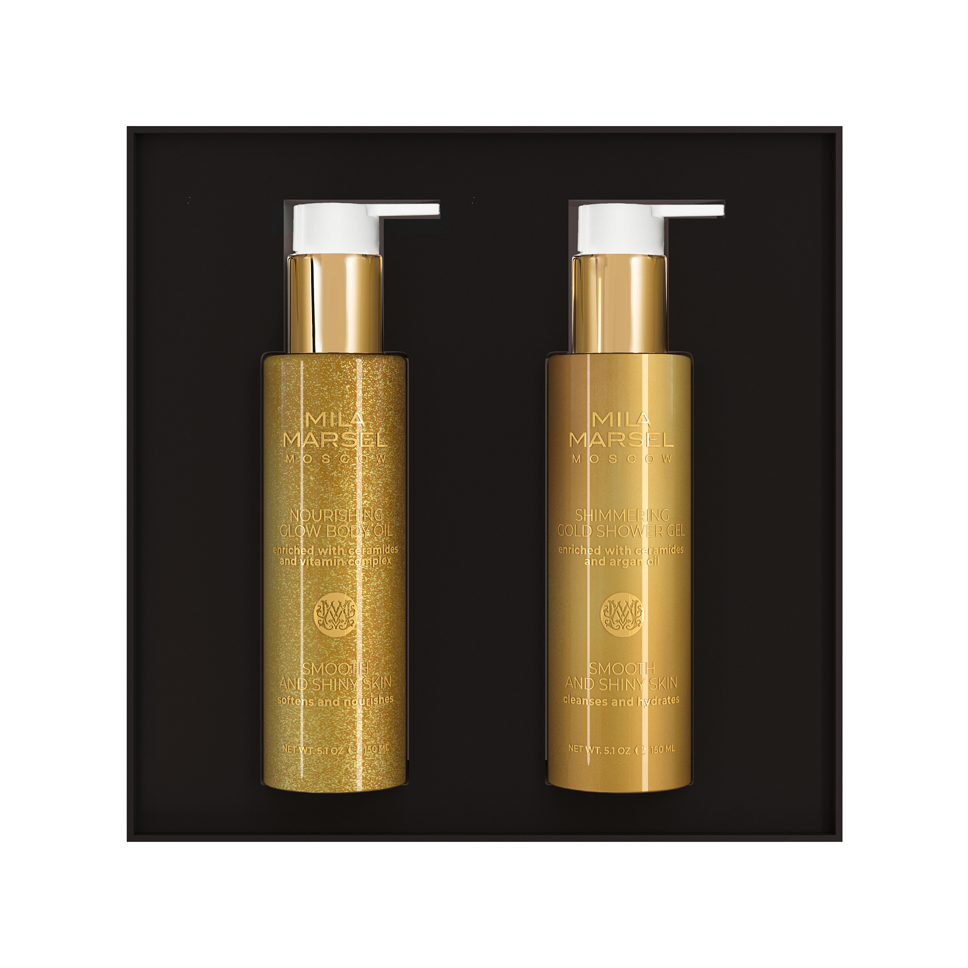 Набор для ухода за телом «Золотая коллекция» Golden Collection Gift Set в подарочной коробке, фото 4