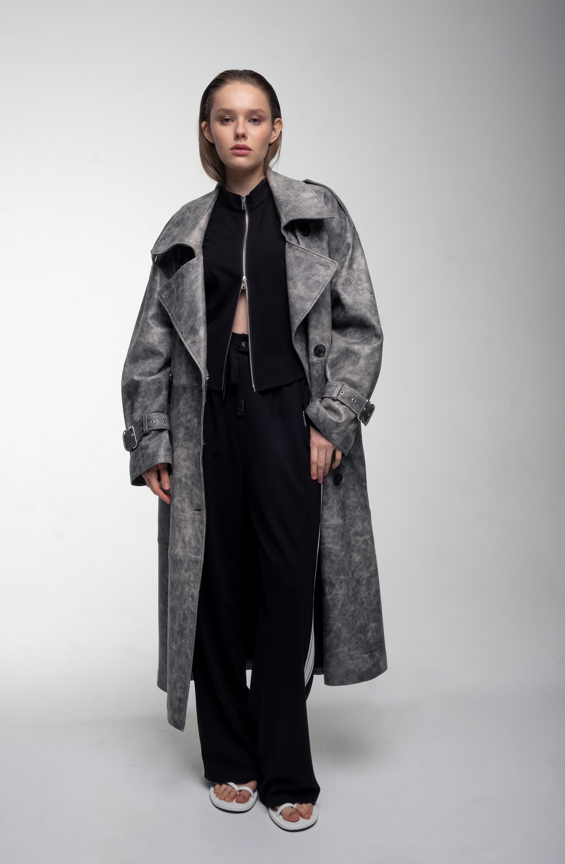 Плащ кожаный Кировск, фото 2