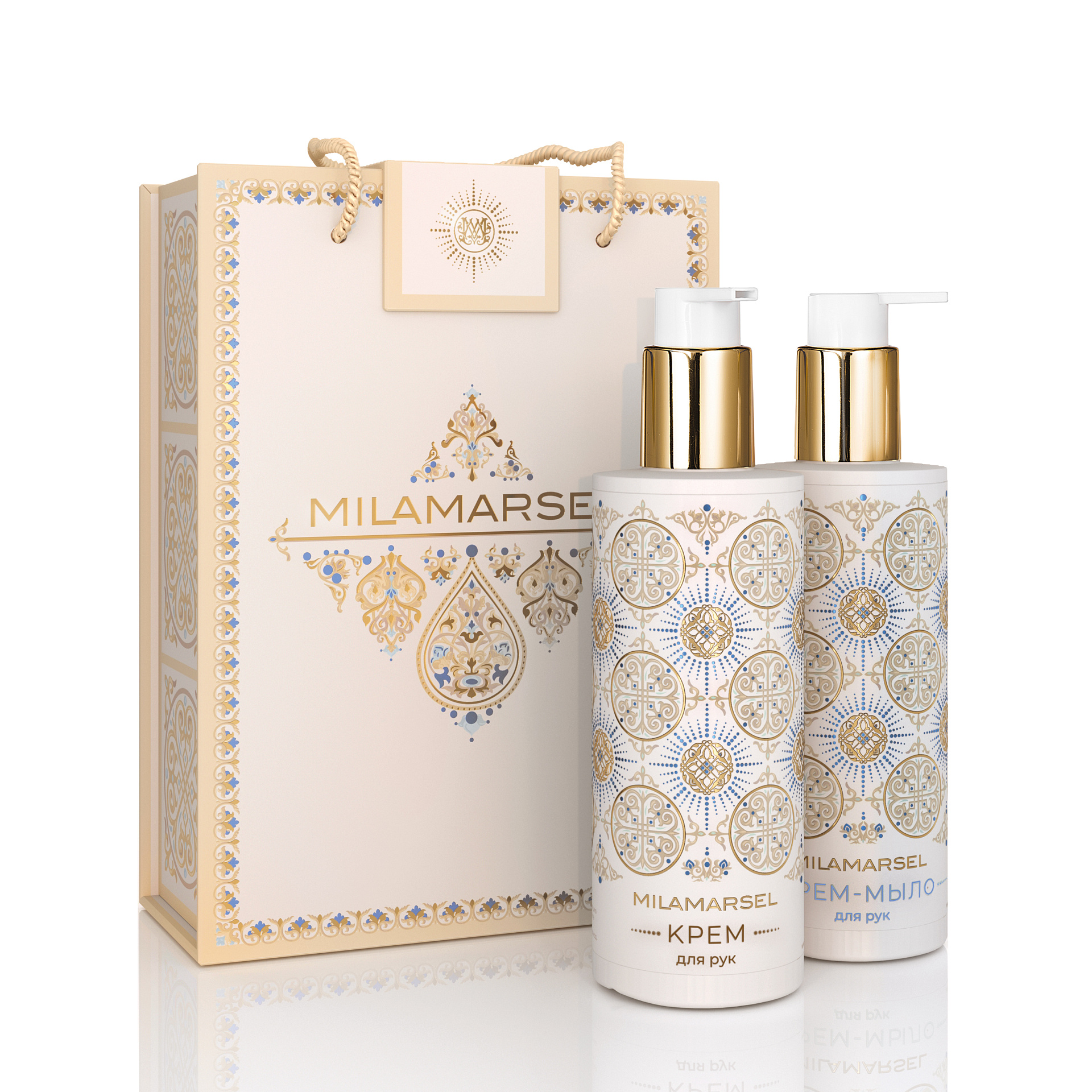 Подарочный набор "Крем-мыло для рук и крем для рук", фото