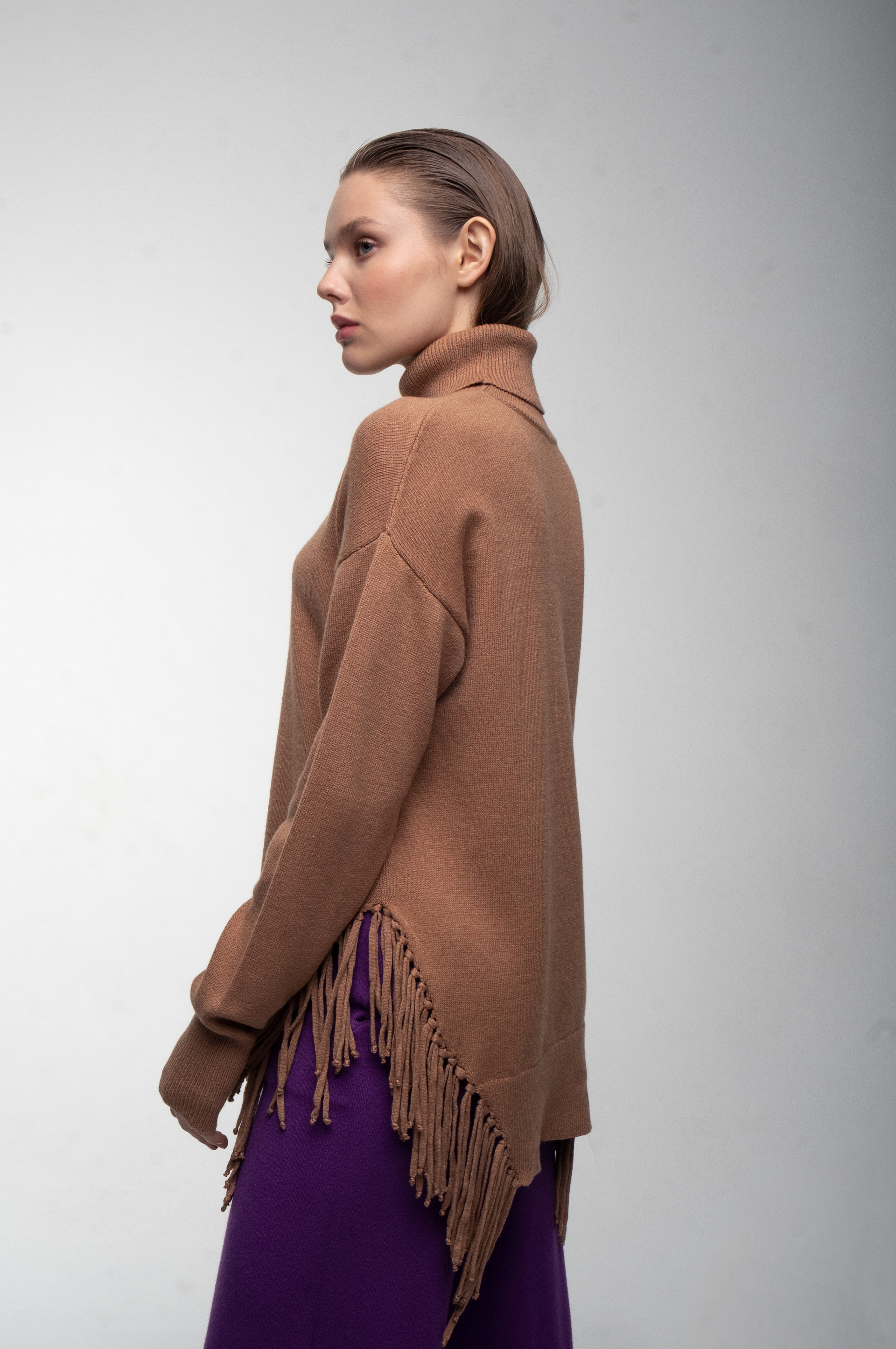 Пуловер Славяна с бахрамой, фото 3